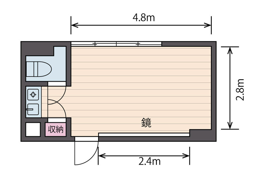 3号店の間取り図